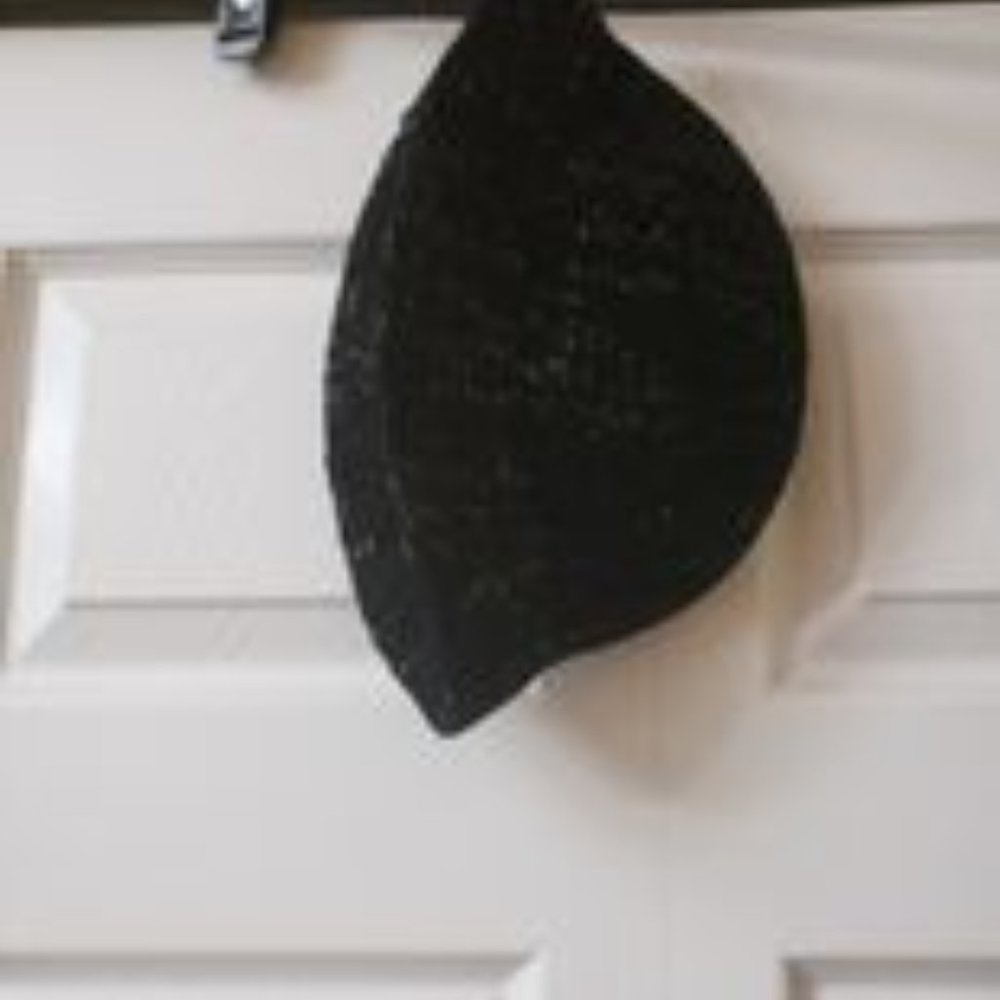 Croft&Barrow black/silver bucket hat